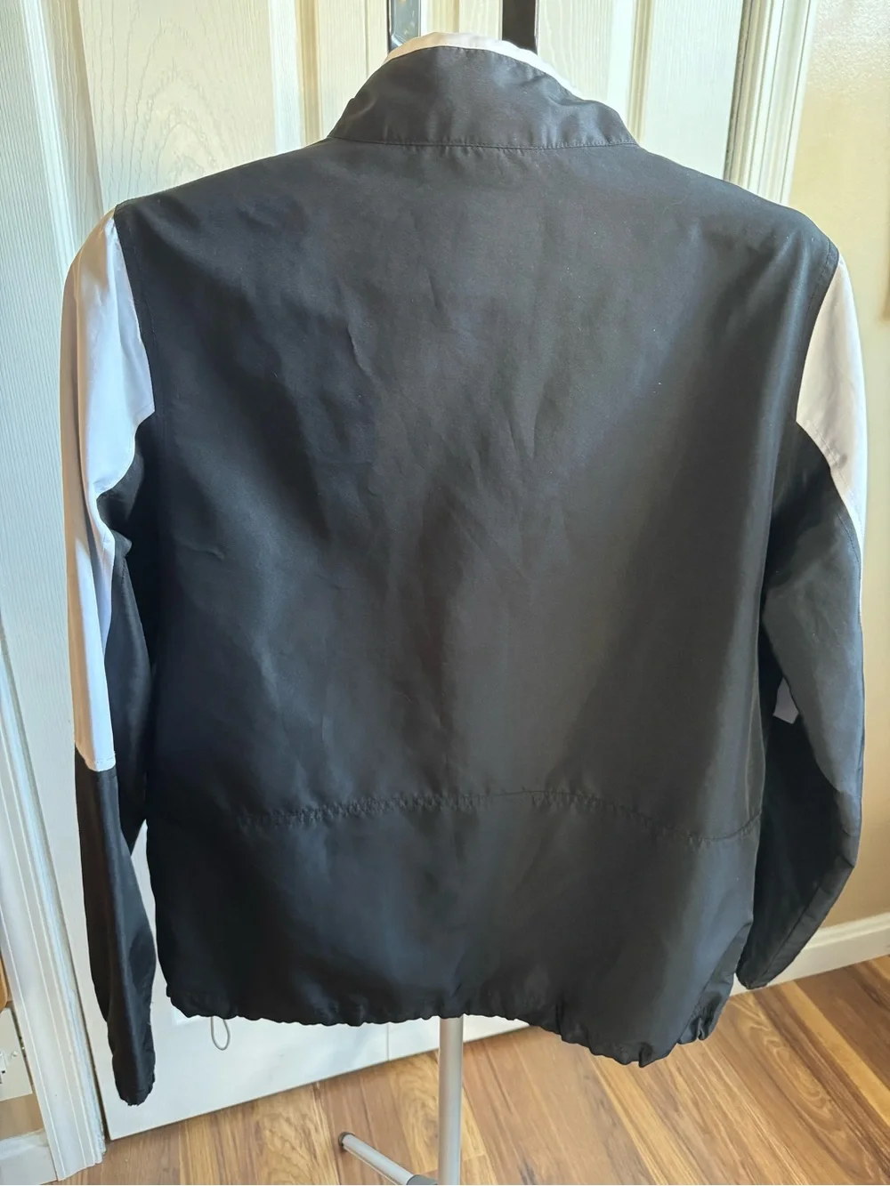 NFL Detroit Lions Women’s Black and White Track Jacket, Size Large